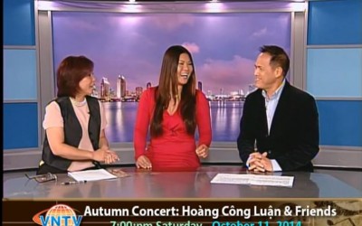 chương trình VNTV phỏng vấn ca sỹ Thương Linh và Phạm Hà về Autumn Concert do Hoàng Công Luận & Friends